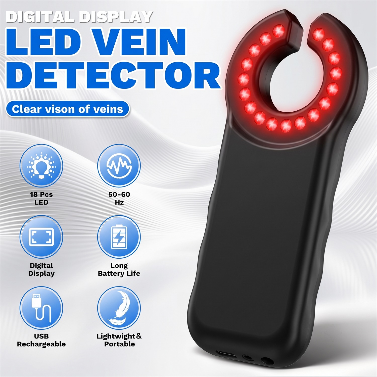 USB Vein Locator with Storage  - огляд і ціна Medical Lab Machines