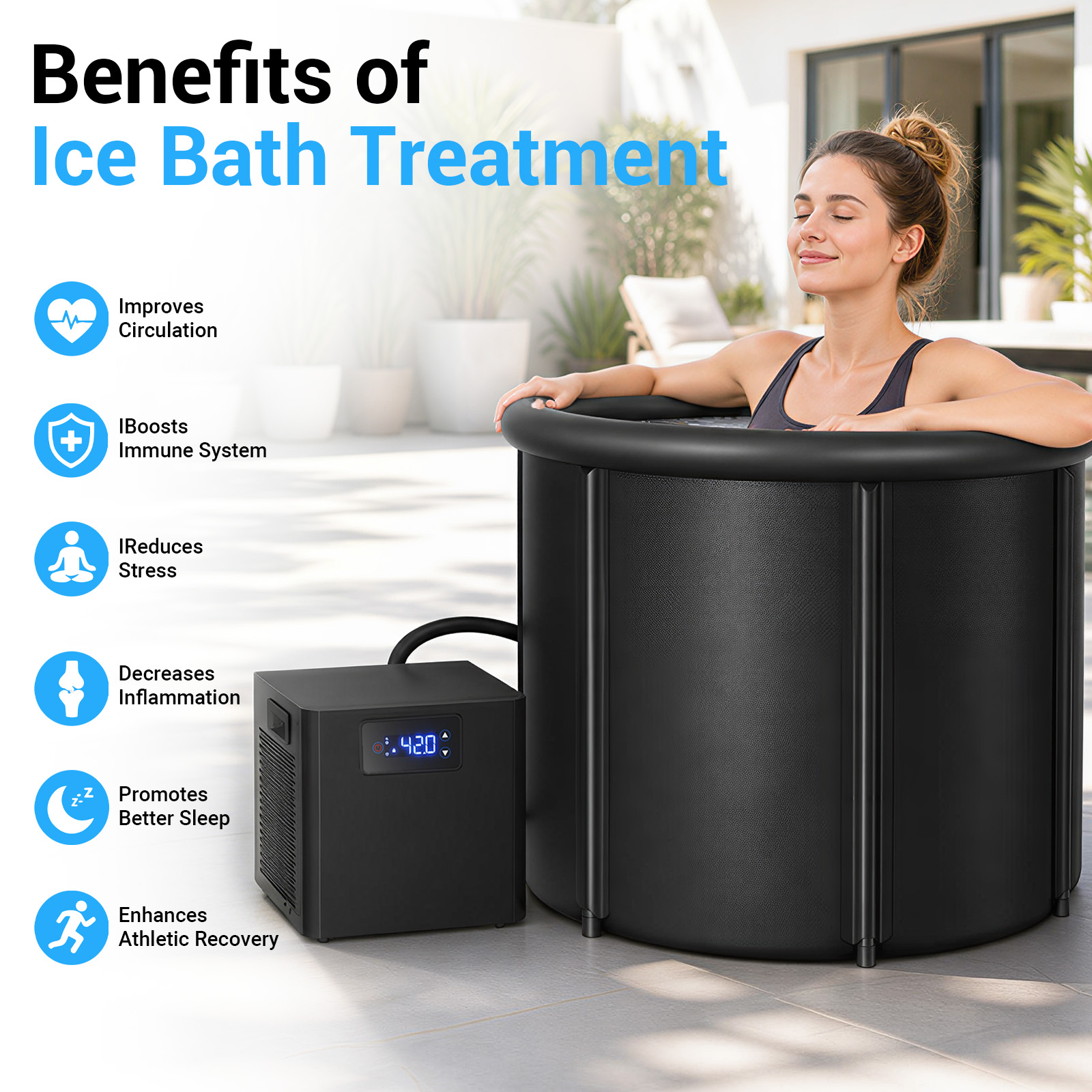 Oval Ice Bath Chiller & Cold P - огляд і ціна Water Bath Laboratory