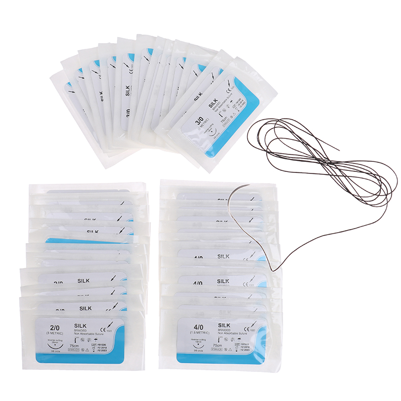 12PCS 75cm 2/0 3/0 4/0 Dental  - огляд і ціна Surgical Instrument Set